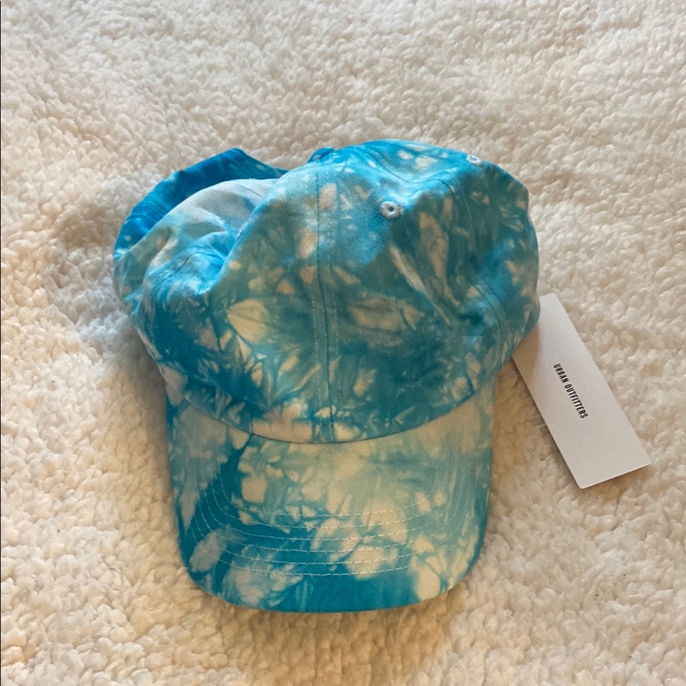 Urban Outfitters Blue Tie-Dye Hat